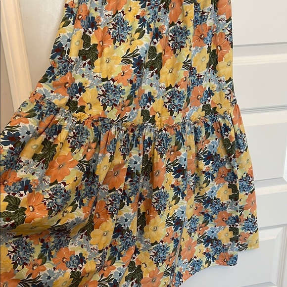 Floral Smocked Dress with Puff Sleeves - Picture 7 of 7